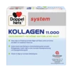 Illustration of the product packaging Doppelherz system Collagen 11.000 side view left